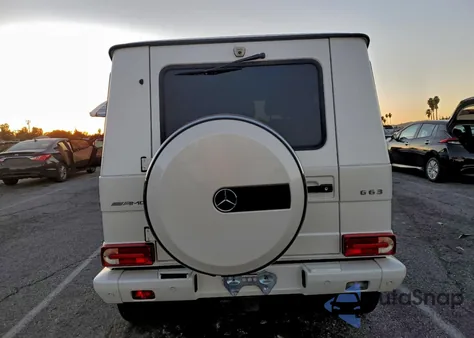 2017 Mercedes-Benz G 63 Amg z USA, uszkodzony, nr VIN WDCYC7DF3HX267311